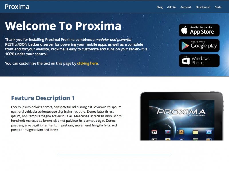 Proxima - Powerful API services